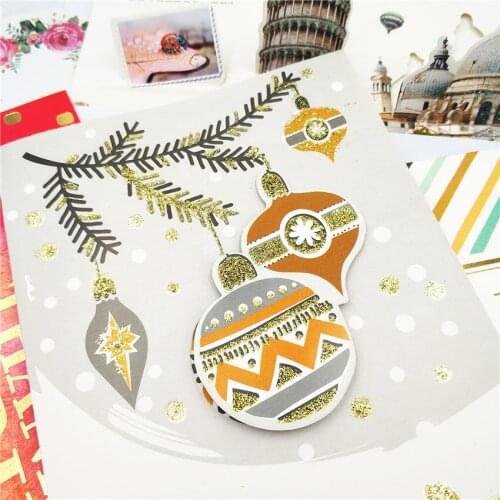 Pine Color Ball Metal Cutting Dies Stencil Scrapbooking Photo Album Card Paper Embossing Craft DIY Puzzle Metal Handicrafts