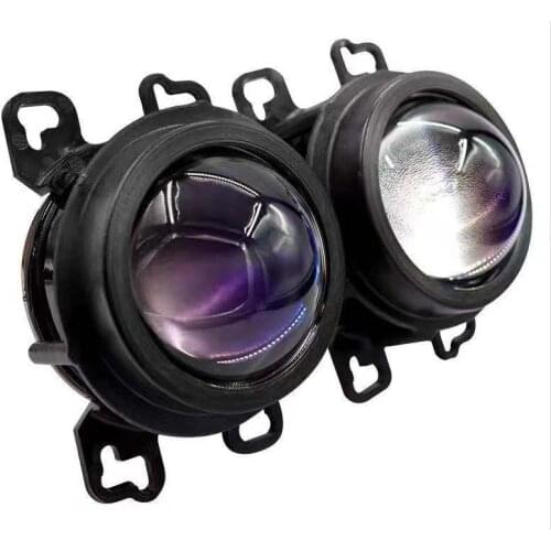 TAOCHIS 3.0 Inches bi xenon fog lamp projector lens assembly for Jeep Wrangler with high low beam