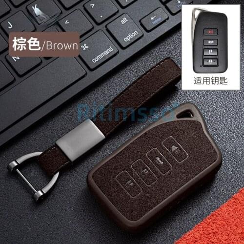 TPU+Leather Car Key Case Cover for Lexus NX ES GS RX IS RC LX 200 250 350 450H 300H ES200 Auto Remote Key Holder Shell Fob