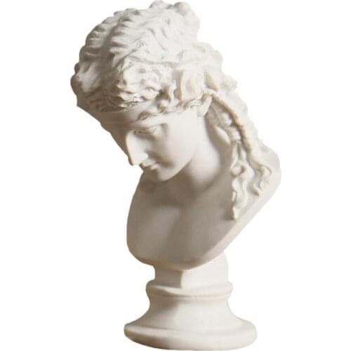 1Pc Ancient Greek Mythology Character Figurine Figure Statue Handicraft (White)