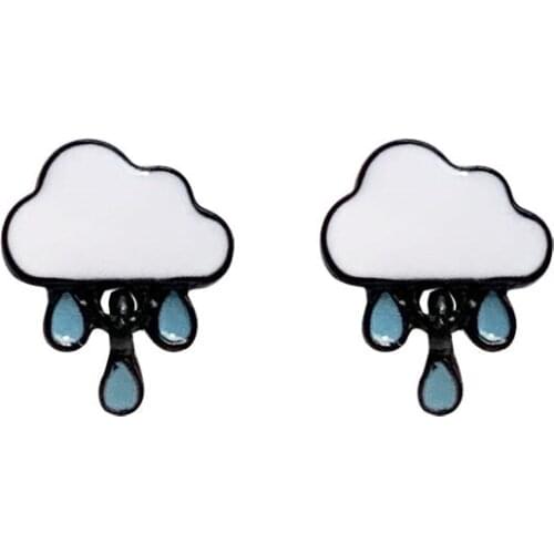 10 pair / lot wholesale fashion jewelry accessories cute korean cloud earrings