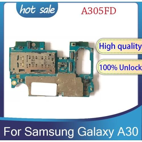 100% Working For Samsung Galaxy A30 A305F/G/FD Motherboard,For Samsung Galaxy A30 A305FD Logic Board Mainboard With Full chips