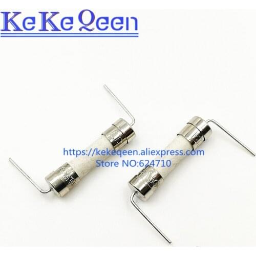 100PCS/LOT 5*20 New and Original Slow Blow Fuse Ceramic Fuse 5*20mm T3.15A 250V With 2 Pin Fuse 3.15A/250V 5X20MM