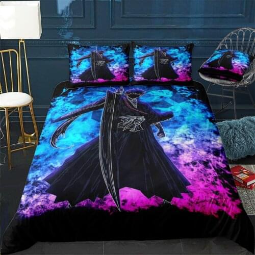 Ichigo kurosaki Duvet Cover Comfortable Quilt Home Decora Design Universal Bedding Set Bedclothes+Pillowcase 3pcs