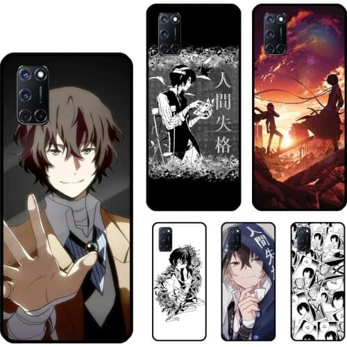 Anime Bungou Stray Dogs Dazai Osamu Case For OPPO A5 A9 2020 A53 A31 A52 A72 A15 A83 A91 F5 F7 A1K A3S A5S Find X3 Pro Cover