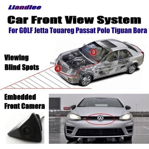 Car Front LOGO Grill Camera for VW Volkswagen GOLF Jetta Touareg Passat Polo Tiguan Bora Not Reverse Rearview Parking Camera