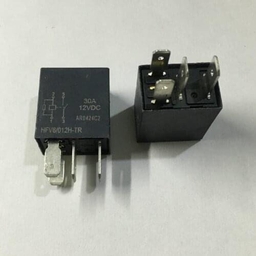 1PCS Car Relays HFV6/012H TR 4PIN 12V30A For Geely Fan Air Conditioning Relay