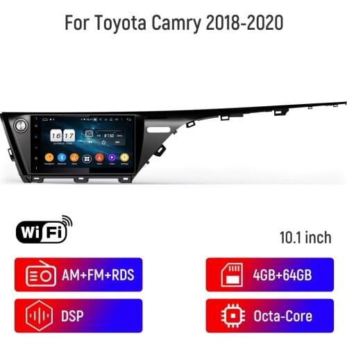 Car Radio 2DIN Android 9 No DVD Player FOR Toyota Camry 2018 2019 2020 Car Atereo Autoradio Auto Audio Head Unit GPS Navigation