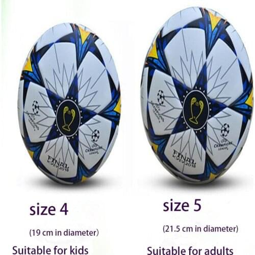 Football ball size 5 or 4 Seamless soccer ball Training Equipment Professional Goal Team Exercise Match Football Cup Sports Bola