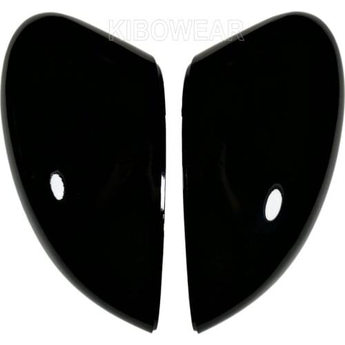 Side mirror covers for Ford Fiesta MK6 CB1 CCN 2009 2017 Wing caps case replace 2010 2011 2012 2013 2014 2015 2016 Hatchback Van