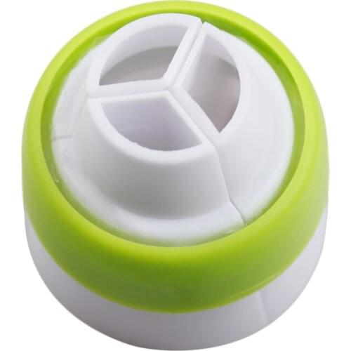 Big Size 3 Hole Nozzle Coupler Icing Piping Bag Converter Plastic Cupcake Decorating Mouth DIY Cookie Decorating Tool Gift