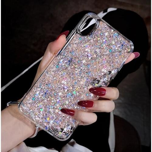 For Cover Xiaomi Mi Note 10 Lite Case For Mi Note 10 Lite Pro 8 9 se Lite Shiny Change Clear Silicon Soft Case Fundas
