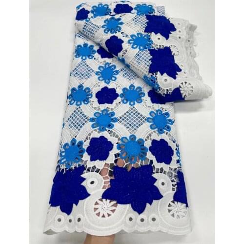 French Water Soluble Lace African Cord Lace Fabric 2021 New Milk Silk Guipure Cord Lace Dubai Lace Design For Nigerian Wedding