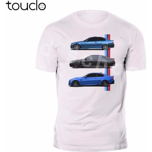 T-Shirt Fashion Men O-Neck Streetwear T shirt M3 Evolution E36 E46 E90 M Power Printed Tee shirts Cool tees