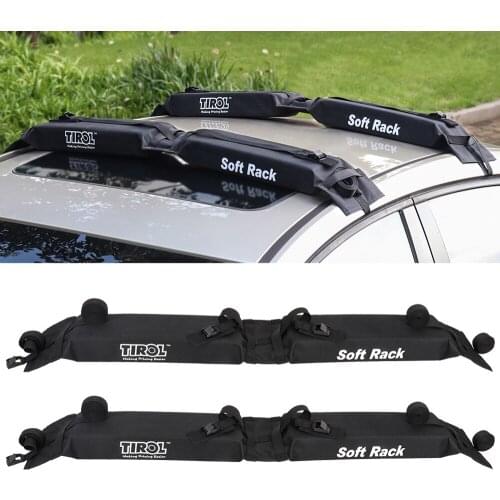 KKMOON Removable Universal Auto Soft Car Roof Rack Outdoor Rooftop Luggage Carry Load 60kg Baggage car styling