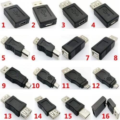Micro usb male Mini USB or USB 2.0 Male Female Printer usb Plug jack Power Connector Charging Adapter for Phone MP5 ect