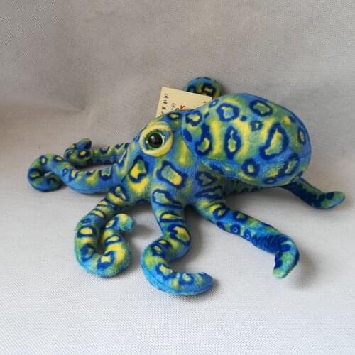 Lovely cartoon octopus about 30cm blue octopus plush toy soft doll kids toy Christmas gift b0150