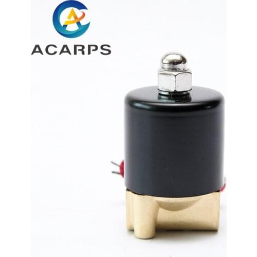1/8" Normally Closed Brass Solenoid Valve Electric Solenoid Valve 220V For Water Oil Gas