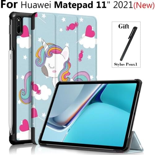 New For Huawei MatePad 11 Case Magnetic Smart Protective Cover for Funda Huawei MatePad 11 Mate Pad (2021) Case Tablet