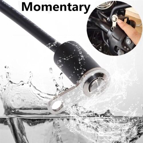 Aluminum Alloy LED Motorcycle Switch ON-OFF Handlebar Adjustable Mount Waterproof Switches Button DC12V Headlight