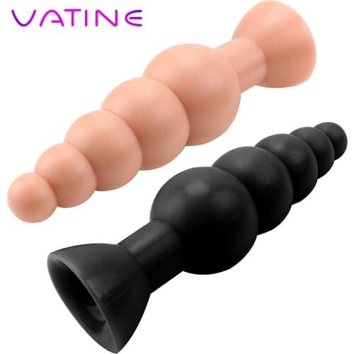 VATINE Super Large Anal Beads Butt Plug Sex Toys For Women Huge Big Dildo Male Prostate Massage Anus Expansion