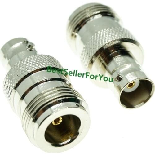 BNC-N adapter BNC female to N type female jack RF coax connector straight NEW
