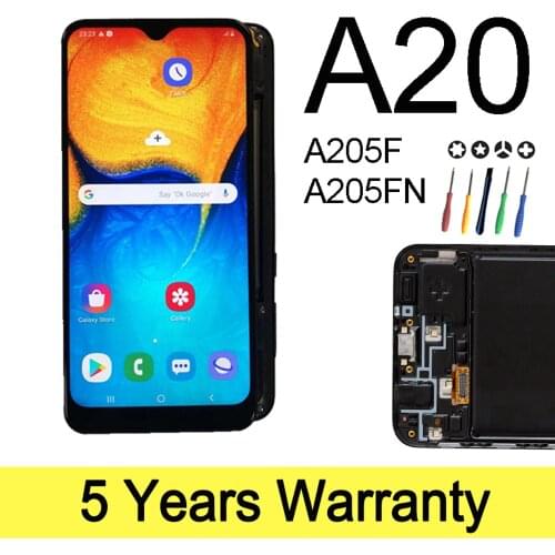 High Quality Lcd For Samsung Galaxy A20 Display Touch Screen New In-cell Quality Display For Samsung A205F Sam-A205 Lcd TFT