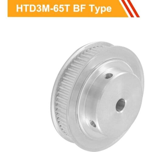 3M 65T Timing Pulley Wheel HTD3M Type Tooth Belt Pulley 11mm/16mm Belt Width 8/10/12/14/15/20mm Bore Gear Pulley