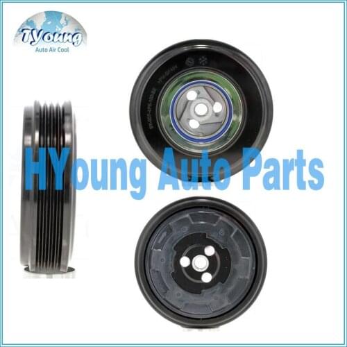 A/C Clutch 100mm 12V 4PK Auto air conditioning compressor clutch for BMW vehicle, bearing size 35x52x12mm