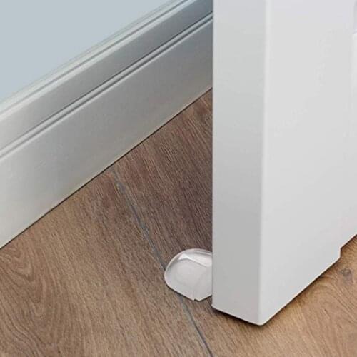 Acrylic Door Stopper Transparent Self Adhesive Door Holder Door Stop For Home Office Protect Walls And Furni