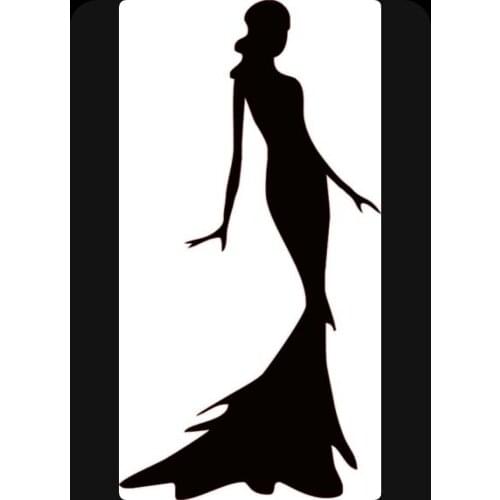 Delicate Woman Shape Metal Cutting Die DIY For Scrapbooking Decoration Crafts