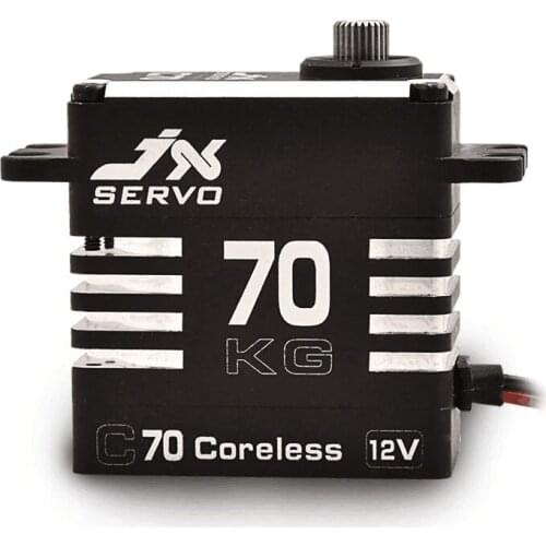 Original Jx Brushless servo B70 70KG HV High torque metal gear steering gear Full CNC Aluminium Shell Servo For RC Car