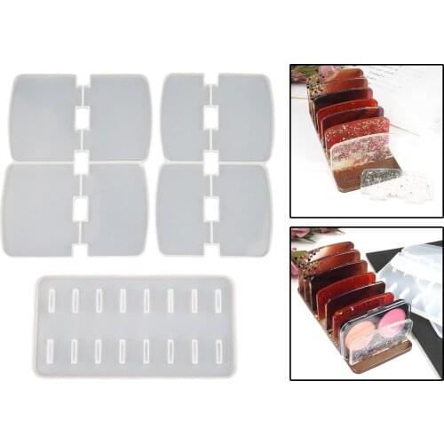 Makeup Cosmetics Silicone Molds Epoxy Resin Jewelry Holder Mould Craft Tools