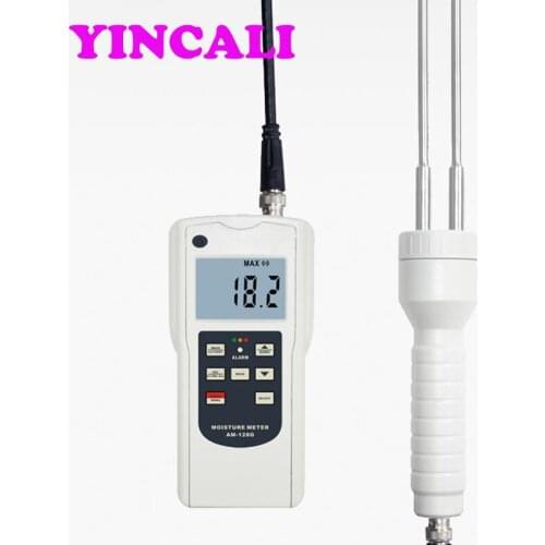 Multifunctional Grain Moisture Meter Tester AM-128G Measure Can Grains up to 36 Species Moisture Analyzer Measuring Range 7~30