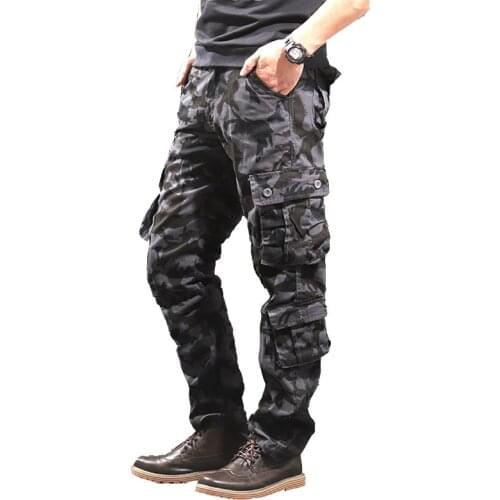 2020 New Camouflage Pants Men Cotton Cargo Military Trousers Casual Camo Pants For Men Pantalon Cargo Hombre