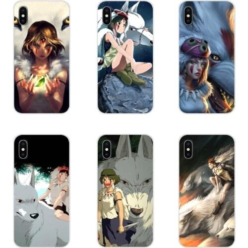 Soft Transparent Shell Cases Japanese Anime Princess Mononoke For Xiaomi Mi4 Mi5 Mi5S Mi6 Mi A1 A2 A3 5X 6X 8 CC 9 T Lite SE Pro