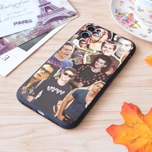 For iPhone Dylan O'Brien Collage Print Soft Matt Apple iPhone Case