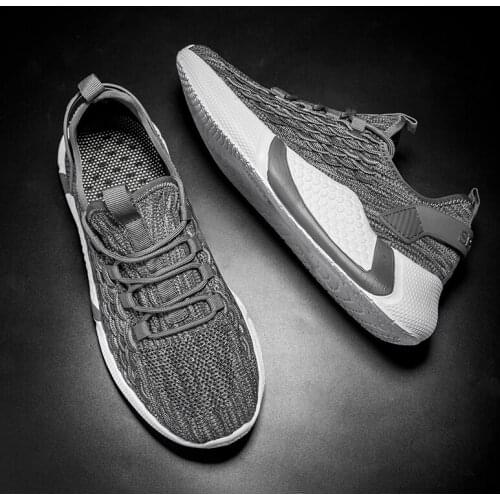 On sport de summer Casual Shoes male spring Light Sneakers breathable casuales hot s athletic black sports solid informales Men