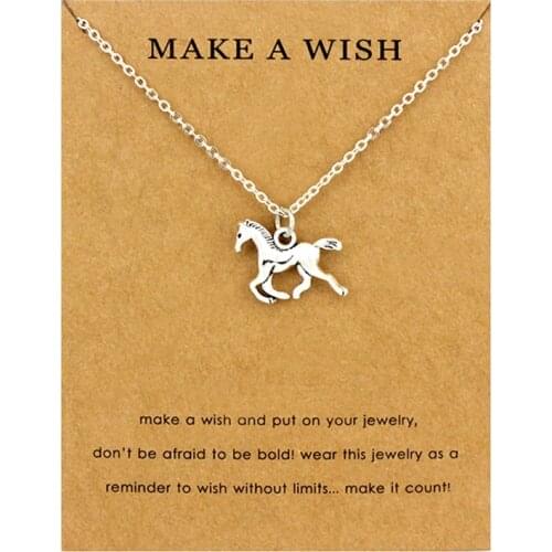 Horse Unicorn Animal Necklaces Lotus OHM Buddha Pendants Women Men Unisex Girl Handmade Fashion Trendy Jewelry Christmas Gift