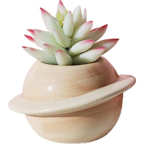 Planet Pots Small Succulent Flowerpot Ceramic Fashionable And Lovely Mini Durable Creative Perfect Gift Home Decor Succulents