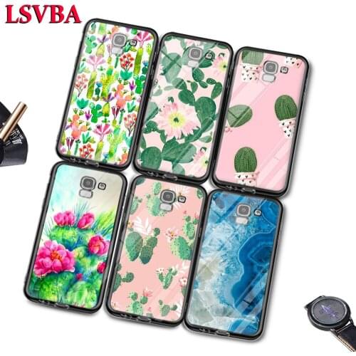 Plants Cactus Fashion For Samsung Galaxy J2 J3 J4 J5 J6 J7 Plus Core 2018 2017 2016 Super Bright Glossy Phone Case Cover