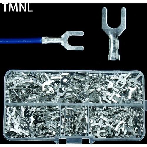 Connector plug General spring insert edge wire Crimping Terminals quick simple Y pliers Insulated Electrical Sleeve Universal