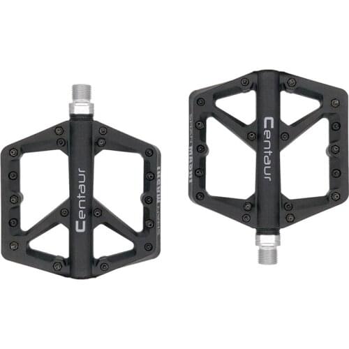 Shanmashi Mountain Bicycle Pedal Nylon Fiber Bicycle Flat Pedals No-Slip Ultralight Pedals Bike Parts
