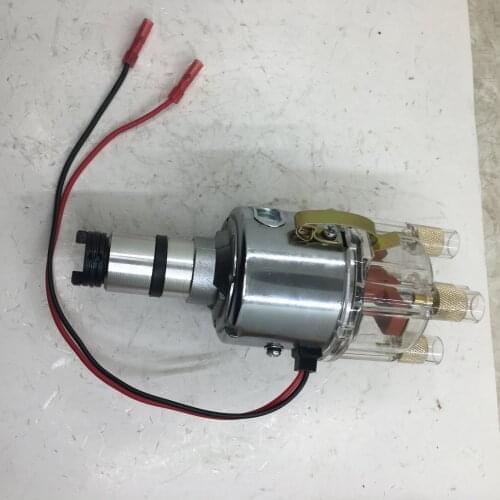 SherryBerg complete electrical CENTRIFUGAL DISTRIBUTOR for EMPI 9428 CHROME 009 STOCK CURVE for VW BUG GHIA THING BUS clear cap