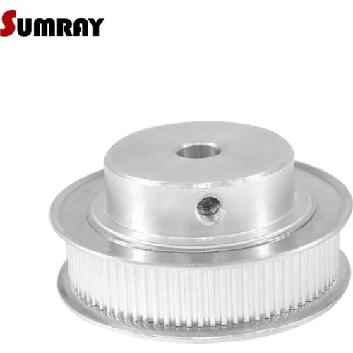 SUMRAY MXL 90T Timing Pulley 8/10/12mm Inner Bore Tooth Belt Pulley 11mm Belt Width Aluminium Motor Pulley for Laser Machine