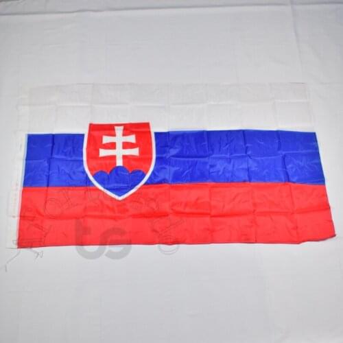 Slovakia 90*150cm slovak flag Banner 3x5 Foot Hanging National flag Home Decoration flag