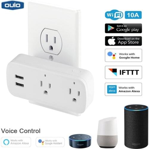 Smart Home 10A Smart Socket Home Kit Support Alexa Compatible Support Multiple Mobile Phones To Control Google Home and IFTTT