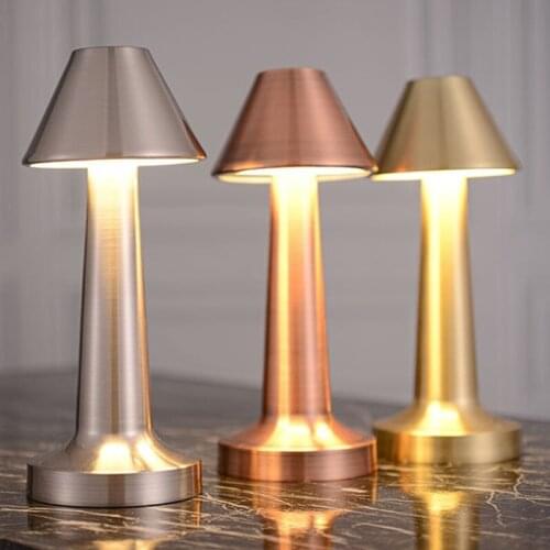Vintage Bar Night Light Portable USB LED Table Lamp USB Rechargeable Desk Light Store Bedroom Bedside Lamp Restaurant Decor