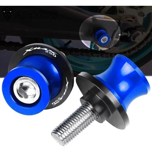 Motorcycle Stand Screws FOR YAMAHA XMAX250 XMAX 250 X-MAX Xmax 2020 CNC Aluminum Accessories 6MM Swingarm Slider Spools LOGO