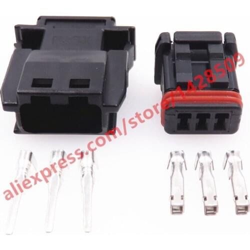 5 Sets 3 Pin Female Waterproof Socket Male Plug Auto Wire Harness Connector For Automobile Rearview Mirror MX19003P51 MX19003S51